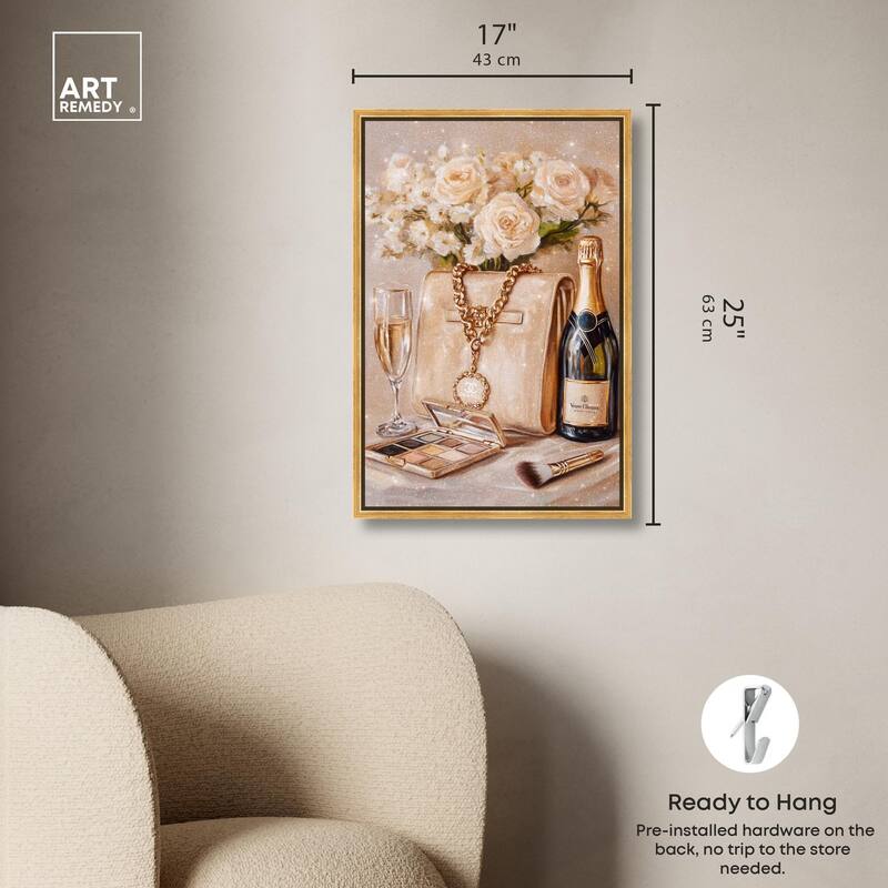 Make Up Drinks and Glam Canvas by Art Remedy