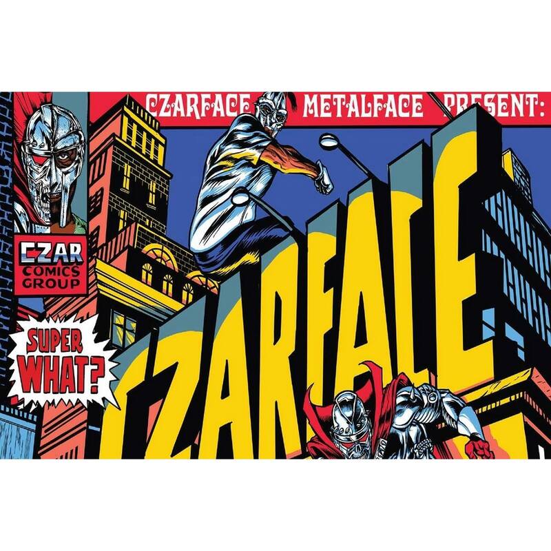 Czarface - Comic Mf Doom - Metalface Art Poster - 24 x 36 Inch
