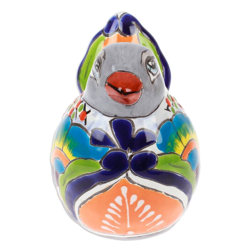 Novica Handmade Chants From The Hacienda Ceramic Figurine