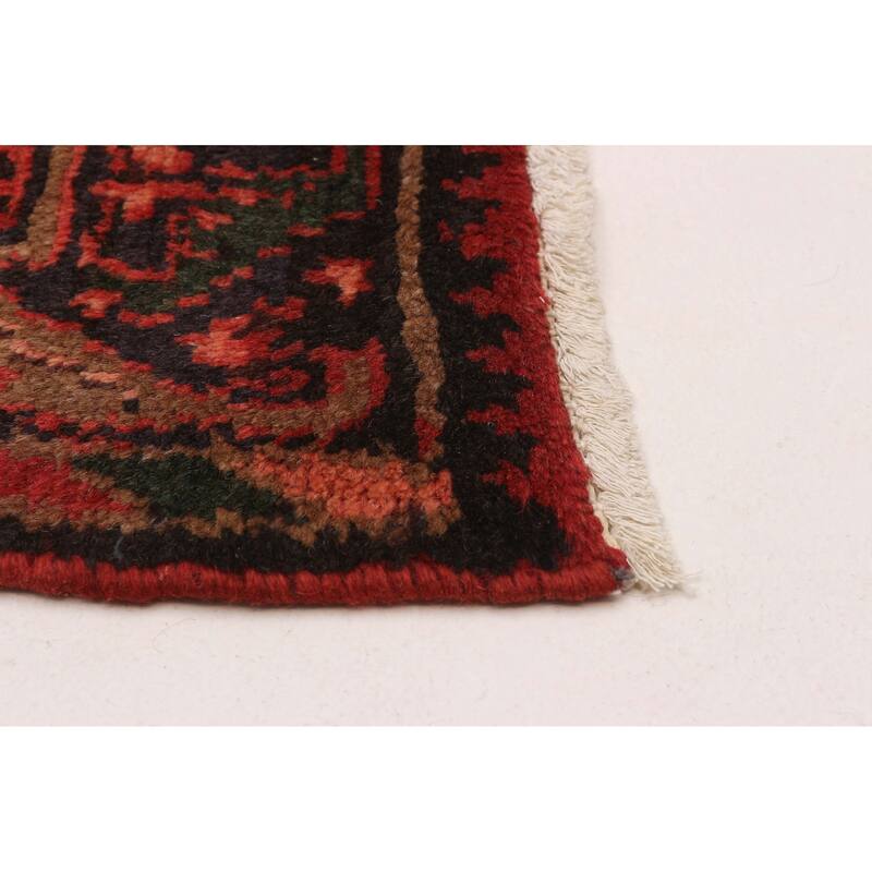 ECARPETGALLERY Hand-knotted Andelz Red Wool Rug - 3'2 x 5'8