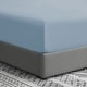 preview thumbnail 10 of 15, Swift Home Double Brushed Microfiber 16-Inch Deep Pocket Single Fitted Sheet California King - Blue Fog