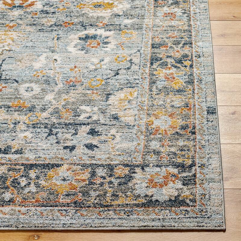 Livabliss Beckham Vintage Medallion Area Rug