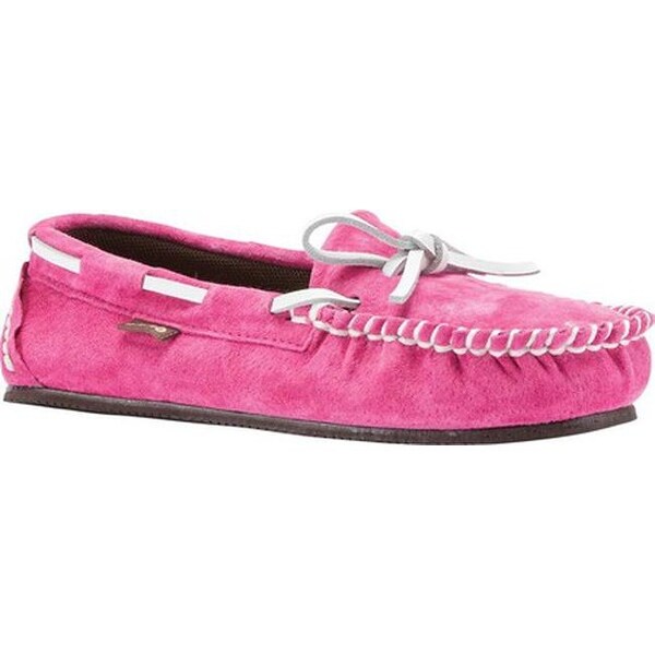 pink moccasin slippers