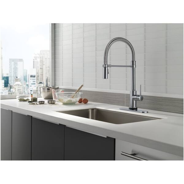 Shop Delta 9659t Dst Trinsic Pro Pre Rinse Pull Down Kitchen
