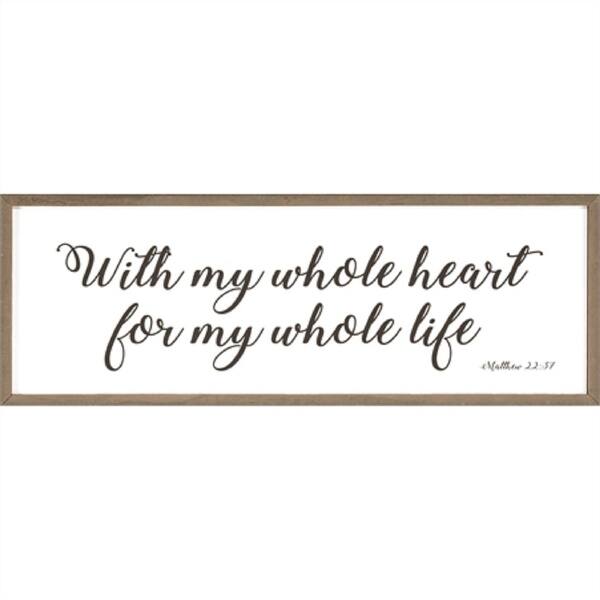 Shop White And Black Bible Verse Printed Framed Rectangular Wall