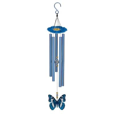 Butterfly Chime 32" - Blue Morpho