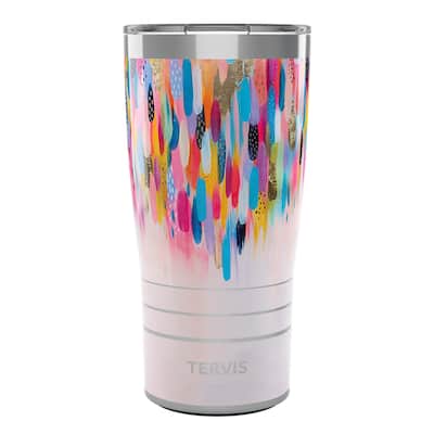 Tervis Traveler EttaVee Be Liquid Prism Triple Walled Insulated Travel Tumbler, Stainless Steel