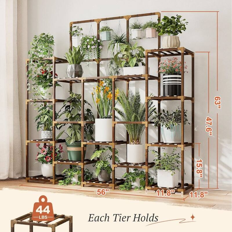 63'' Upgrade Plant Stand Indoor Tall Plant Stands On Sale Bed Bath