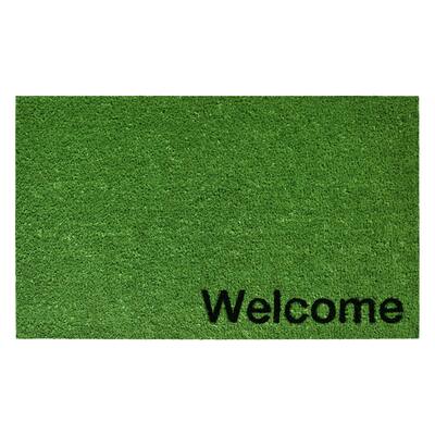 Calloway Mills Collins Green Pastel Welcome Doormat, 24" x 36" - 24 x 36 in