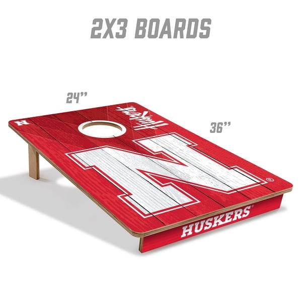 Nebraska Cornhuskers NCAA Tailgate Cornhole Board Set
