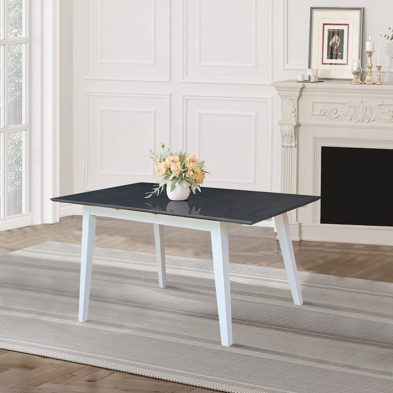 International Concepts Solid Wood 60" Butterfly Extension Dining Table