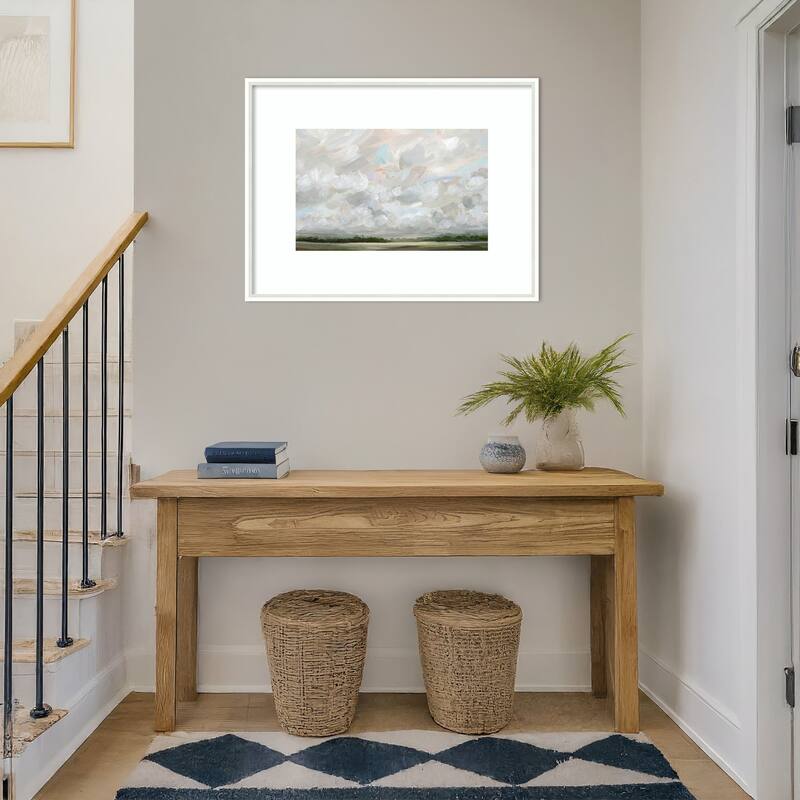 Muted Prairie by Nicole Walsh Wood Framed Wall Art Print