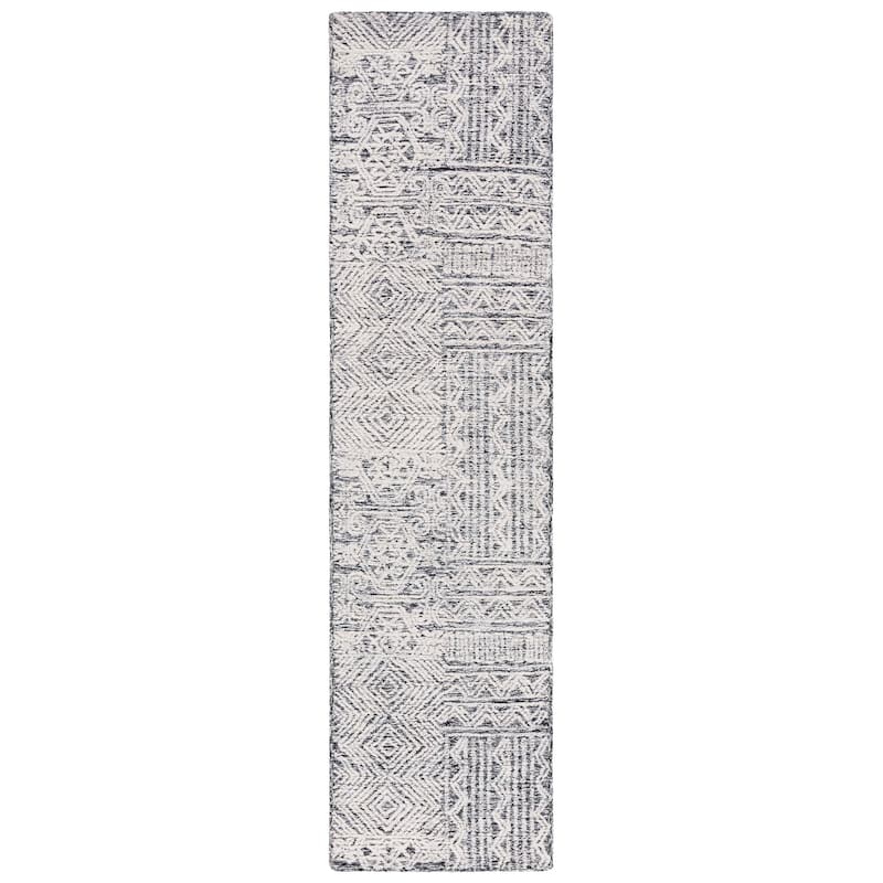 SAFAVIEH Handmade Abstract Edmonde Modern Tribal Wool Rug