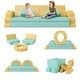 preview thumbnail 7 of 16, 10Pcs Baby Climbing and Crawl Foam-Play Set, Climbing Structure for Toddlers Mint Green