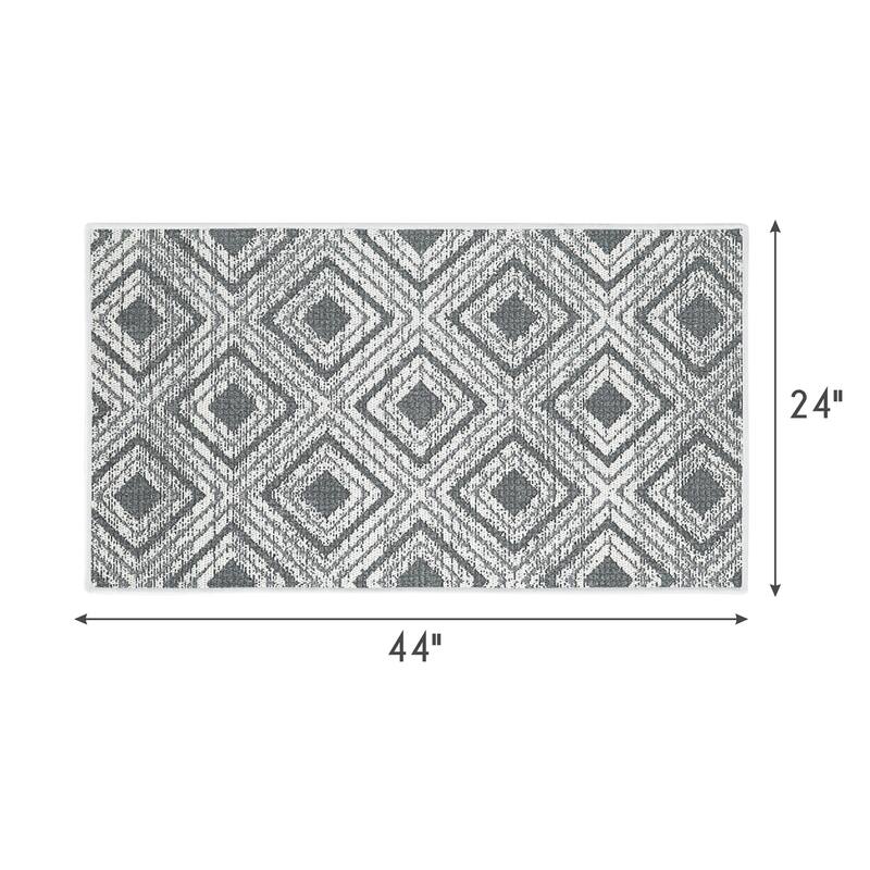 SussexHome Non-Skid Ultra-Thin Area Rugs for Laundry Room, Entryway, Bathroom and Kitchen - Washable Multipurpose Floor Mat