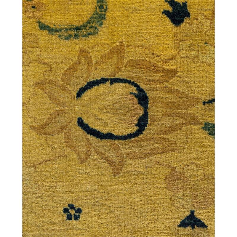 Overdyed One-of-a-Kind Hand-Knotted Area Rug - Gold - 5' 10" x 8' 10"