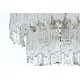 preview thumbnail 2 of 9, Elegant Lighting 1780D15 Emilia 4 Light 15" Wide Crystal Pendant