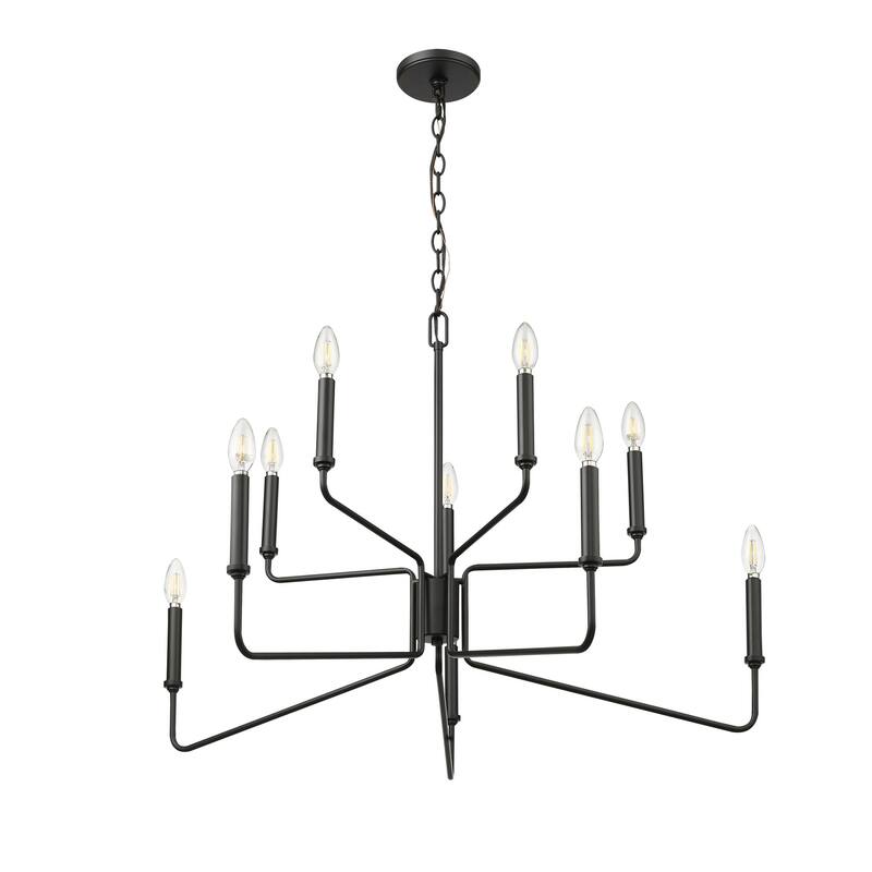 Millennium Lighting 29010 Raven 10 Light 36" Wide Taper Candle Style