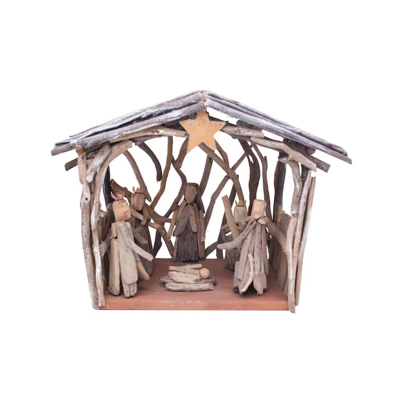 Driftwood Nativity, Large