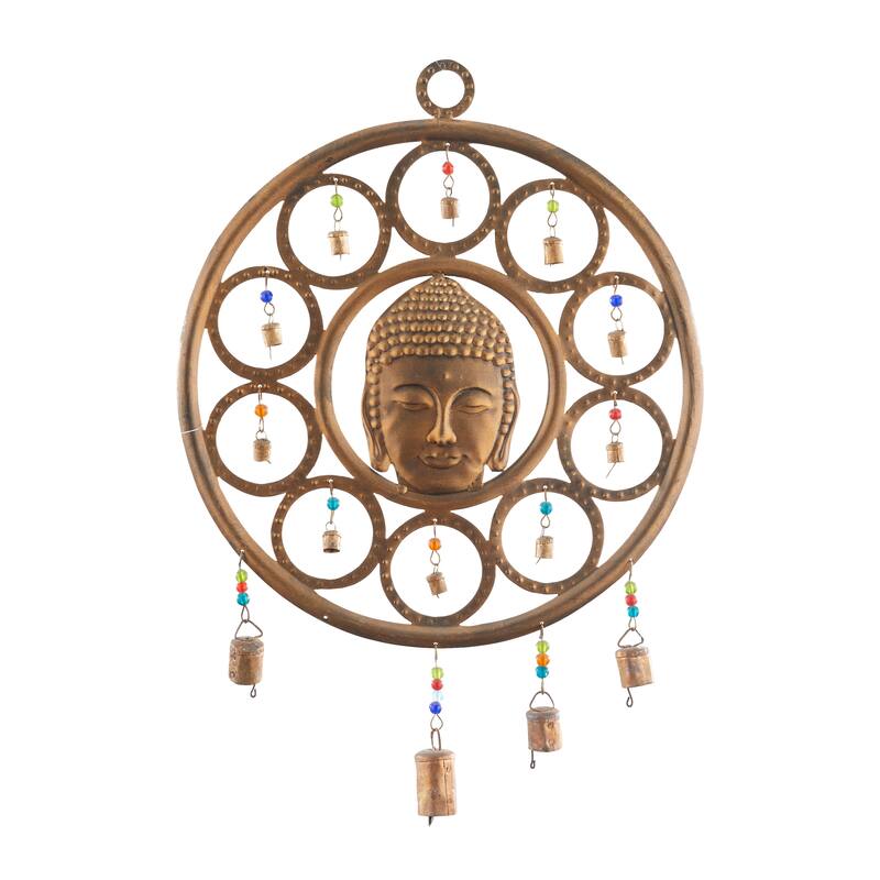 Iron Eclectic Windchime 25 x 14 x 1 - Copper