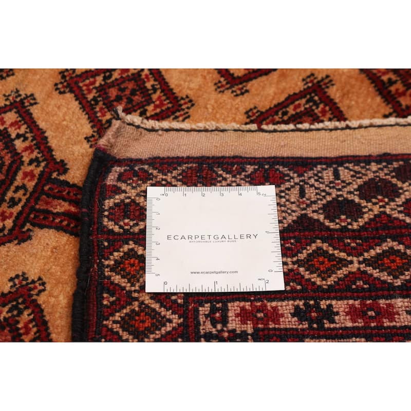 Teimani Orange, Red Rug 3'10" x 5'7" - 3'10 x 5'7