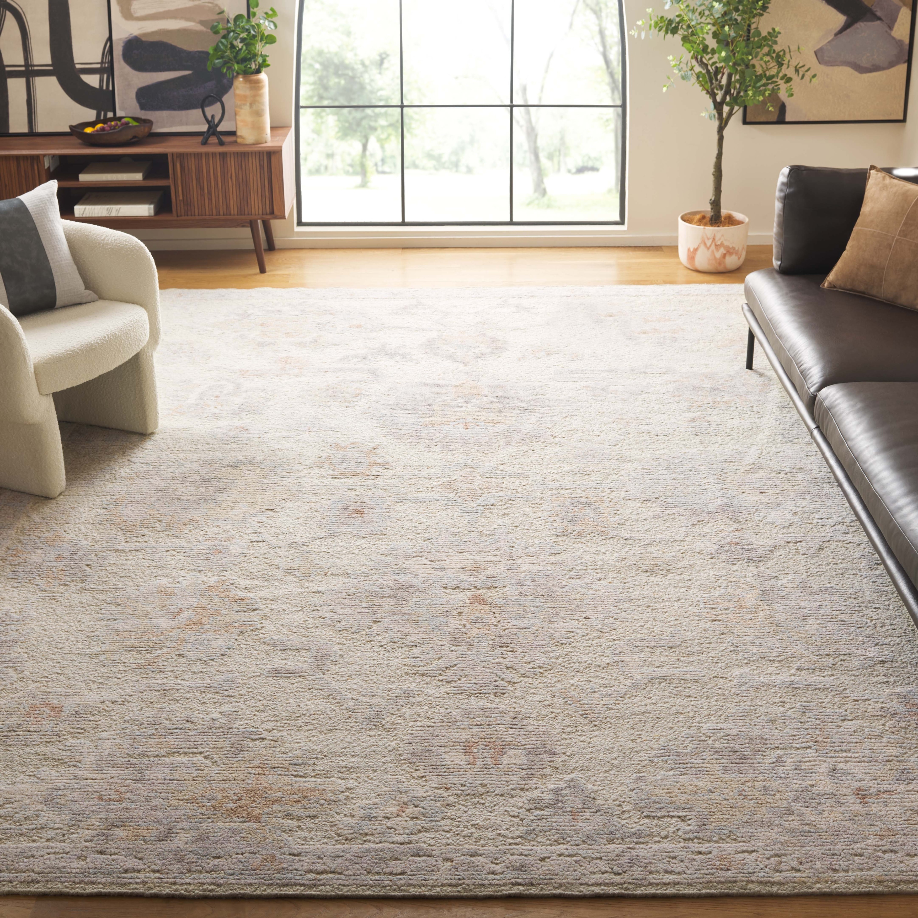 SAFAVIEH Hand-Knotted Tribeca Dorinela Modern & Contemporary Wool
