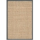preview thumbnail 29 of 169, SAFAVIEH Natural Fiber Marina Basketweave Seagrass Rug 2' x 3' - Natural/Dark Grey