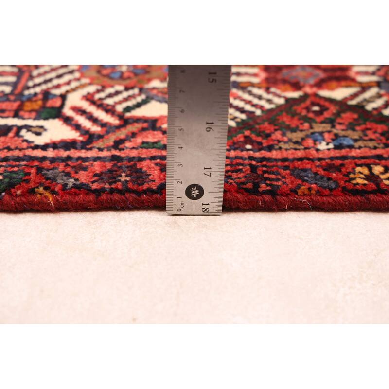 ECARPETGALLERY Hand-knotted Konya Anatolian Cream, Red Wool Rug - 3'0 x 8'7