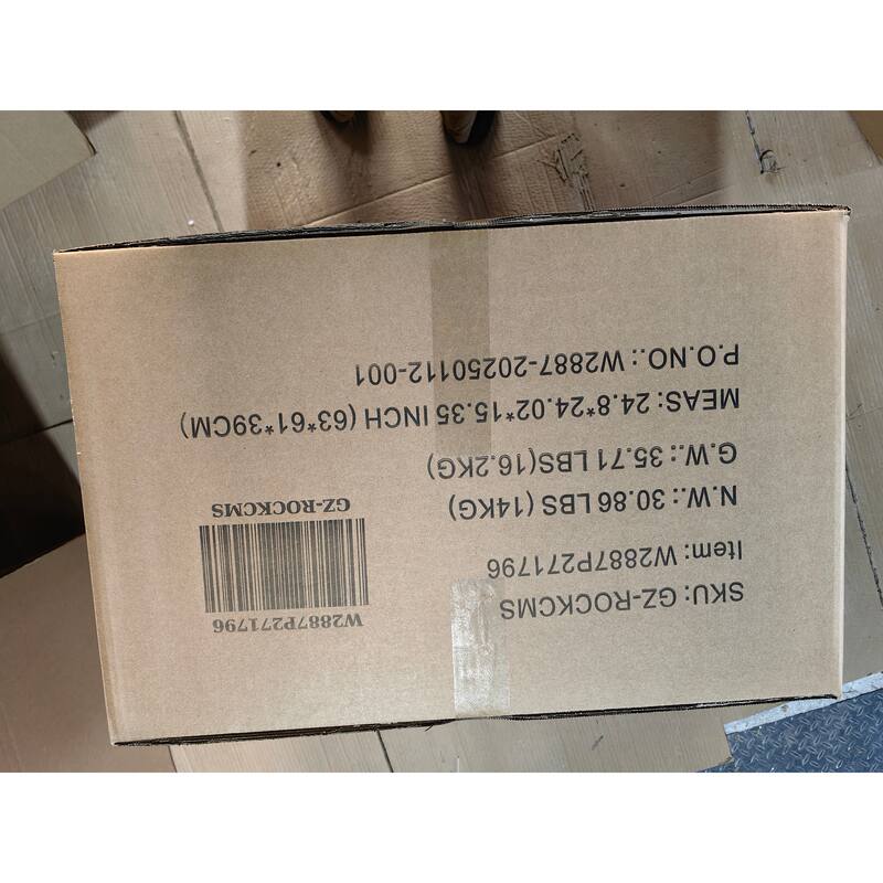 Ultra-Plush Rattan Rocking Chair with Anti-Tip Design for Indoor and Outdoor