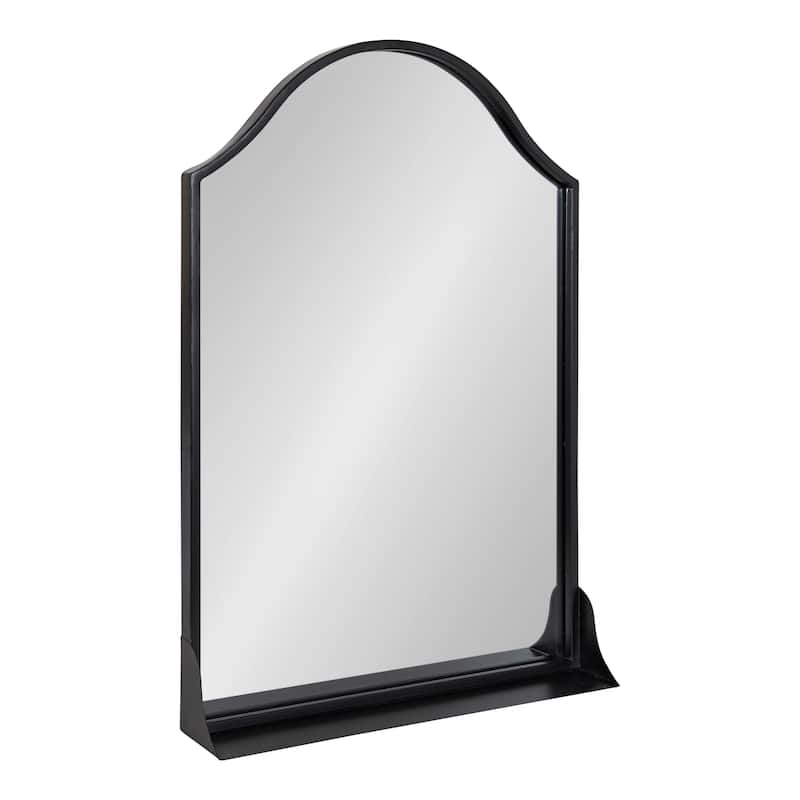 Kate and Laurel Gramera Arch Wall Mirror - 20x30 - Black