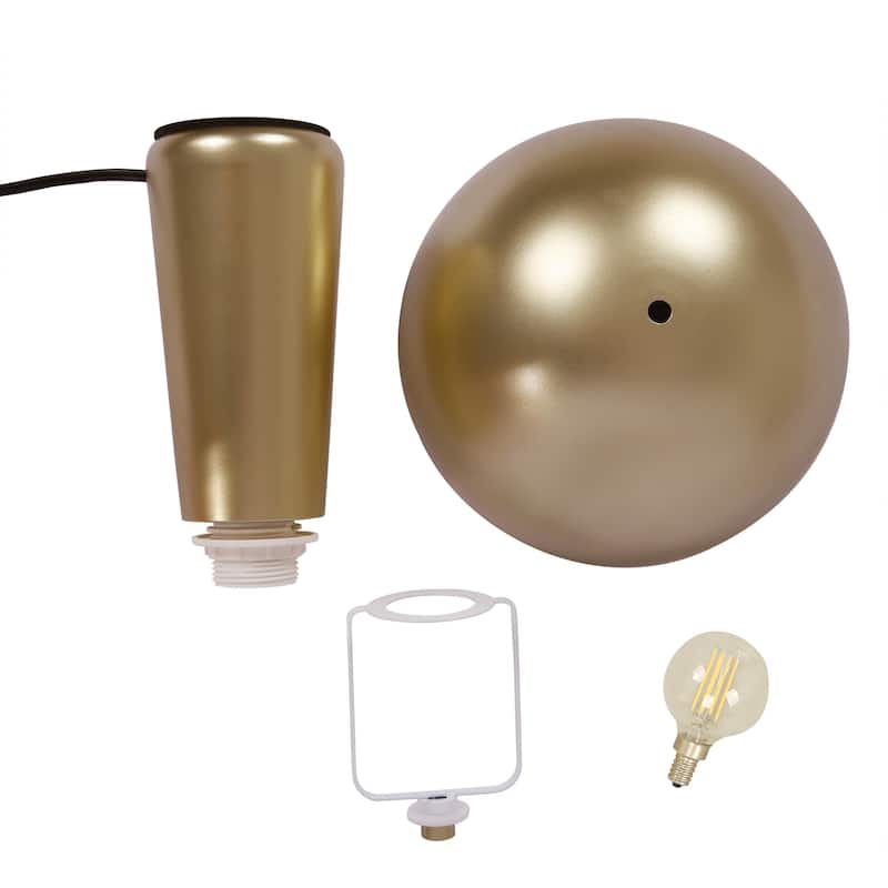 Mushroom Lamp Table Lamp Metal Dome Light Set of 2