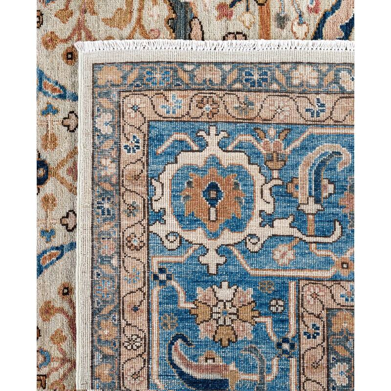 Serapi One-of-a-Kind Hand-Knotted Area Rug - Ivory - 9' 0" x 11' 11"