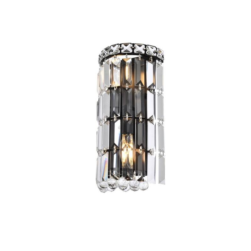 Somette 'Lausanne' 2-light Royal Cut Crystal