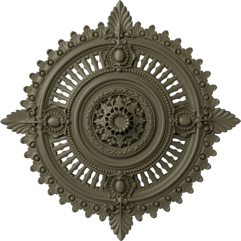 29 1/8"OD x 1 1/4"ID x 4"P Haylynn Ceiling Medallion