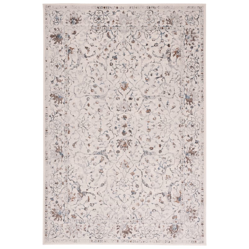 SAFAVIEH Noble Trajka Modern Viscose Rug - 9' x 12' - Multi/Beige