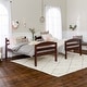 preview thumbnail 7 of 12, Walker Edison Soid Wood Christian Twin Convertible Bunk Bed - Espresso