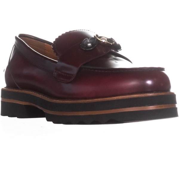 Coach platform loafers clearance