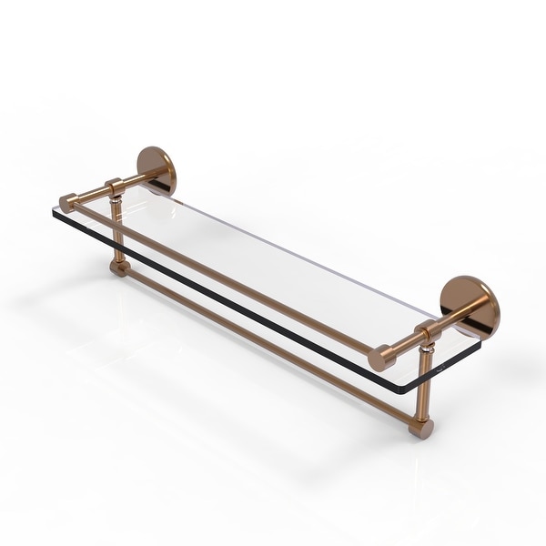 Allied Brass Gallery Glass Shelf with Towel Bar