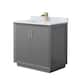 Option Dark Gray / Satin Bronze Hardware