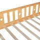 preview thumbnail 8 of 16, Twin Wood Bed with Integrated Desk Chair and Storage Bookshelf for Bedroom or Studio Workspace