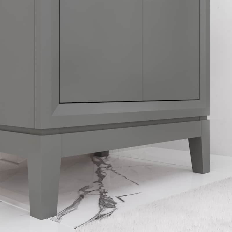 Elise 24 In. Integrated Ceramic Sink Top Vanity