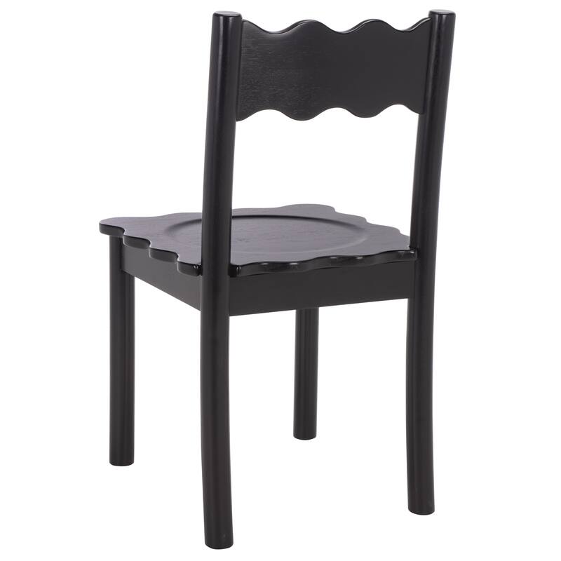 SAFAVIEH Home Nolly Scallop Dining Chair (Set of 2) - 20"W x 19"D x 34"H