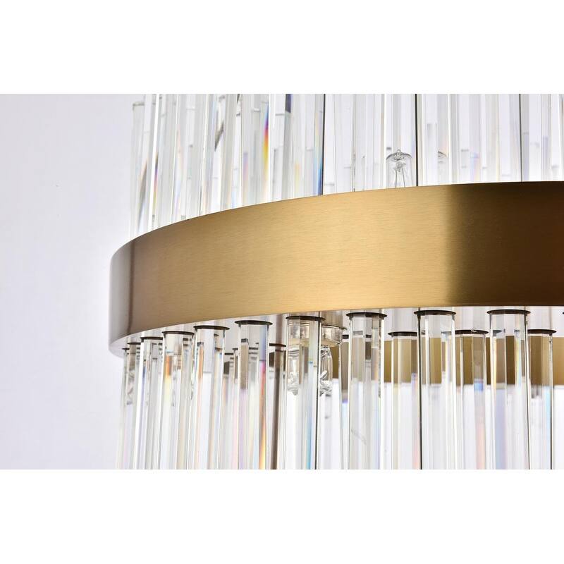 Gold Chandelier Clear Crystal