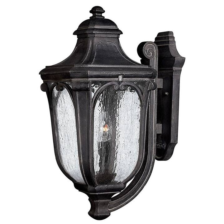 Hinkley Lighting 22" Height 3 Light Lantern Outdoor Wall Sconce from - Museum Black