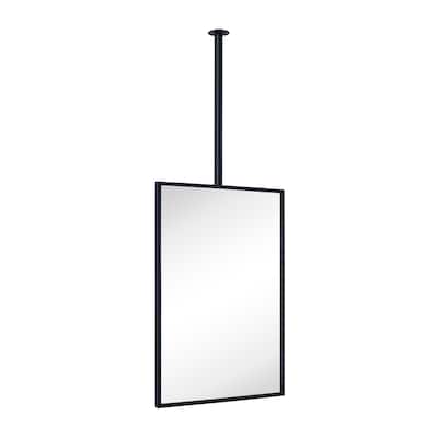 TEHOME Ceiling Mount Rectangle Metal Wall Mirror - 20" x 30"