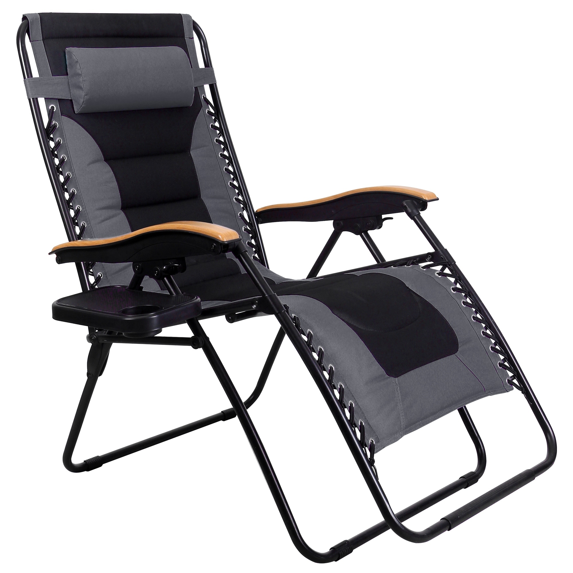 2 piece Padded Oversize XL Padded Zero Gravity Chair