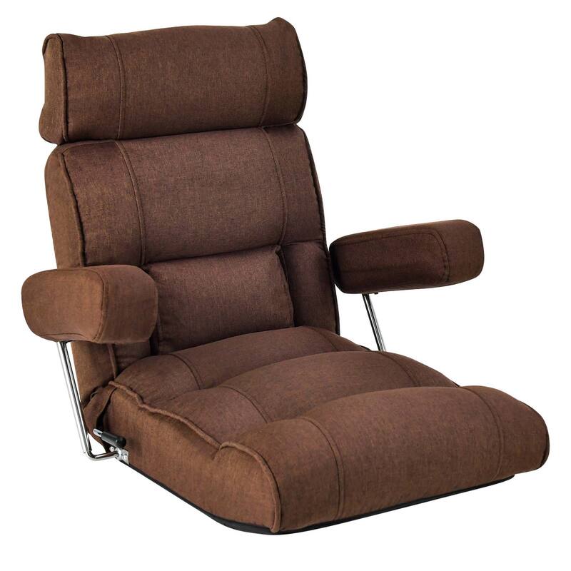 Costway Adjustable Lazy Sofa with Stepless Adjustable Back & - See Details
