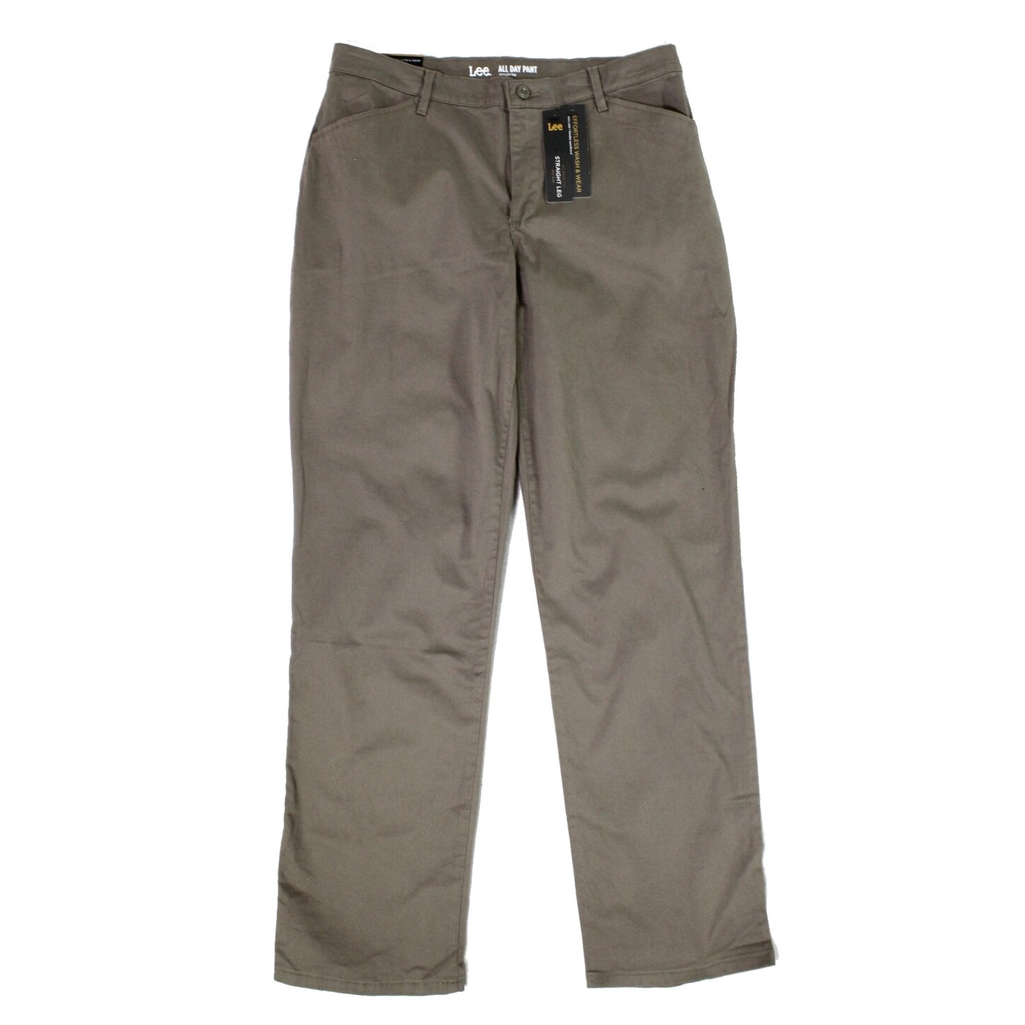 Shop Lee Women S Pants Brown Size 14x29 Khakis Chinos Stretch