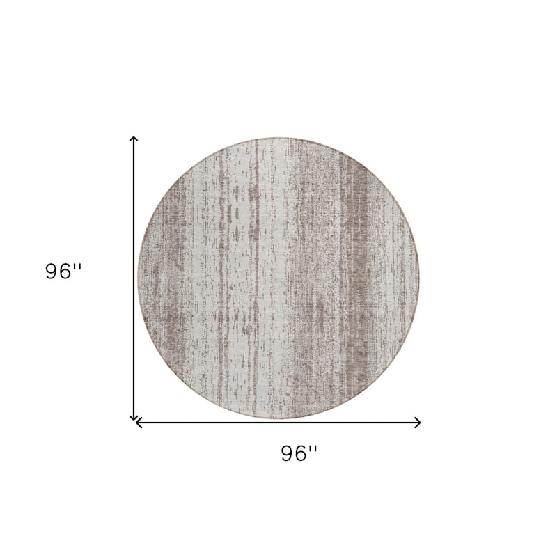 HomeRoots Striped Transitional Rectangle Outdoor Rug