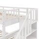 preview thumbnail 17 of 18, Functional & Stylish Stairway Bunk Bed - Twin Over Full with Drawer Storage, Solid Pine Construction, and Easy Assembly